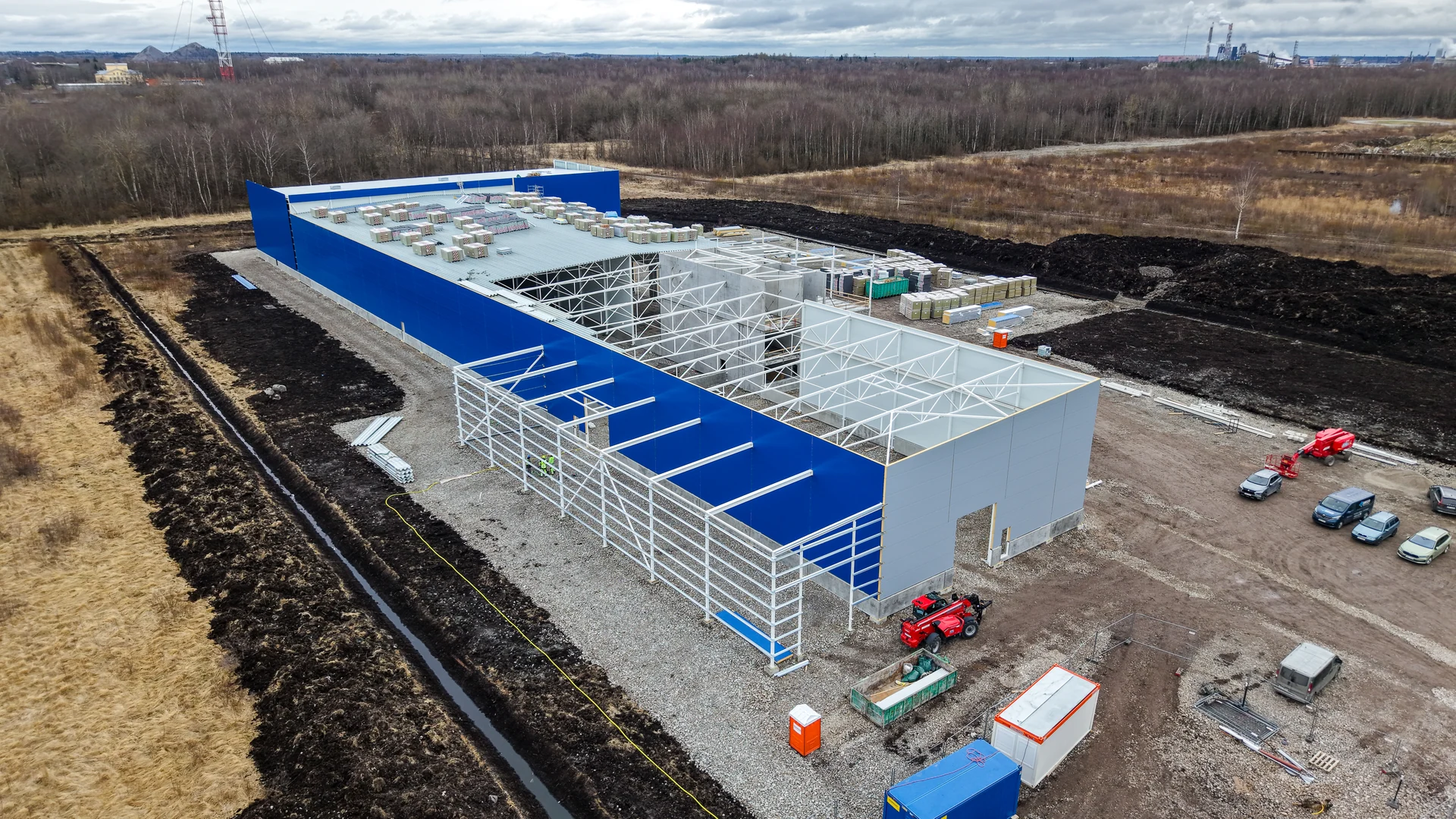 Kohtla-Järve tehase ehitus — foto